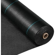 Woven Landscape Fabric 5oz, 5 x 300FT Weed Fabric Barrier, Double Layer, Garden Fabric Weed Barrier, Weed Control Fabric Ground Cover, Gardening Mat for Garden Beds, Landscaping